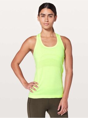 Lululemon Swiftly Tech Racerback
Clear Mint / White (neon green / neon yellow)